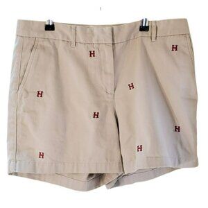 Colony Sportswear Khaki Harvard Logo Embroidered Shorts Size 12 Academia Preppy